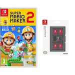 Super Mario Maker 2 (Nintendo Switch) & HORI Switch Game Card Case - Black (Nintendo Switch)