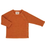Voksi Wool, Honeycom Genser, Warm Orange-74/80