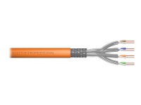 DIGITUS Professional - Samlet kabel - 500 m - SFTP, PiMF - CAT 7 - IEEE 802.5/IEEE 802.3 - halogenfri, riser, solid - oransje, RAL 2000