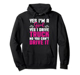 Yes I Drive Truck American Commercial Truck Driver Pullover Hoodie