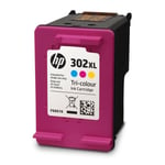 2x Original HP 302XL Colour Ink Cartridges For DeskJet 2132 Inkjet Printer