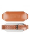 Padded Leather Lifting Belt (15cm), Brown Gorilla Wear 6 Inch(15cm) Belt...