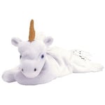 TY Beanie Baby - MYSTIC the Unicorn (tan horn & yarn mane) by Ty