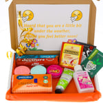 Get Well Soon Care Package Hug in a Box Letterbox Pick Me Up Pamper Gift Box with Hot Drink (Tea)