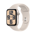 Apple Watch SE (GPS) • 40 mm aluminiumboett stjärnglans • Sportband stjärnglans – M/L