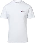 Berghaus Men's Organic Front & Back Logo T-Shirt, Pure White, XS