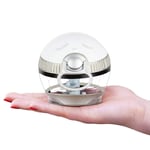 Mini Hand Chopper Manual Food-Processor - Pull String to Slice Vegetables, Onions, Garlic, Meat, Nuts in Seconds - Curved Stainless Steel Removable Blades, Non-Slip Base, BPA-Free, Dishwasher-safe
