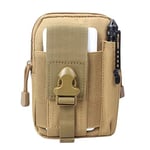 1PCS Men's Belt Bag Canvas Belt Bag Belt Mobile Phone Straight Foot Bag 6.8 Inch Mobile Phone Belt Bag (Color : A)