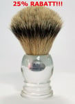 XXL Shaving Brush Hans Baier Badger Hair Silvertip 26mm Big Acryl-Griff Germany