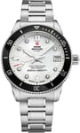 Swiss Military by Chrono SM34089.03 Sport Diver Vit/Stål Ø37 mm