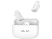 Boya | Mini-13 Ultracompact 2.4GHz Wireless Microphone System with lightning+USB-C | White