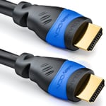 deleyCON 4m (13.12 ft.) HDMI Cable 2.0a/b - High Speed with Ethernet - UHD 2160p 4K@60Hz 4:4:4 HDR HDCP 2.2 ARC CEC Ethernet 18Gbps 3D Full HD 1080p Dolby - Black