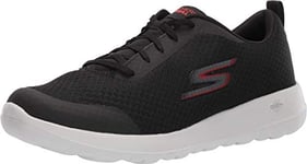 Skechers Mens Gowalk Max Otis - Athletic Air Mesh Lace Up Walking Shoe, Black, 7.5 US