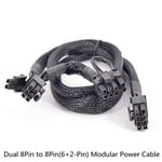 1pc PCI-E Modular Cable For Corsair 8 Pin To 8 Pin+6+2 Pin PCIE VGA Power Cable