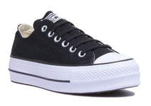 Converse 560250C Con Ct As Lift Ox Platform In Black White Size UK 3 - 8