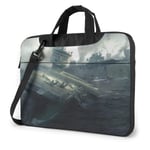 Laptop Shoulder Bag Carrying Laptop Case Aircraft Carrier Computer Sleeve Cover Business Briefcase Protective Bag