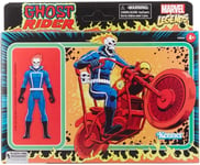 Marvel Legends Retro 375 Collection Ghost Rider 3.75" Action Figure With Vehicle