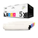 5x Ink Cartridges for OKI C822CDTN C822DN C822 C822N 44844613 - 44844616 CMYK