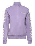 Hmllegacy Poly Woman Zip Jacket Sport Sweat-shirts & Hoodies Sweat-shirts Purple Hummel