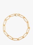 Deborah Blyth Oval Textured Necklace, Gold