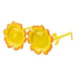 Glasögon Gula Blommor