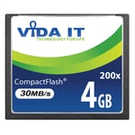 4GB CF Compact Flash High Speed Memory Card For Sony Alpha DSLR-A300 Camera UK