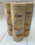 Dove Care Visible Glow Fair to Medium Self Tan Lotion 3 x 400 ml