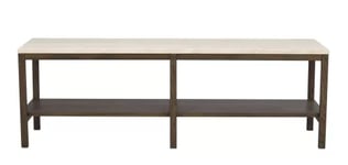 Orwel Avlastningsbord Beige/brun 140x40x45cm