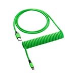 CableMod Cablemod Classic Coiled Cable - Viper Green 1.5m Usb-c