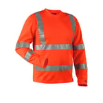 Blåkläder Varseltröja 3381 T-shirt lång ärm, varsel, UV-skydd Orange XXXL 338110705300XXXL