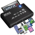 All-in-1 USB Memory Card Reader SD SDHC Mini Micro M2 MMC XD CF MS TF Adapter