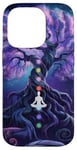 Chakra Méditation Arbre Nature Univers Éléments Coque pour iPhone 14 Pro