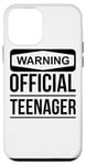 iPhone 12 mini Warning Official Teenager - Funny Teen Case