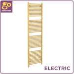 Electric Gold Bathroom Radiator Towel Newark Heated Ladder Rail | 1800 x 500mm