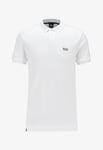 New Hugo BOSS mens white stretch cotton golf pro regular fit polo t-shirt top XL