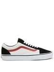 Vans Old Skool Trainers - Black/White, Black/White, Size 10, Men