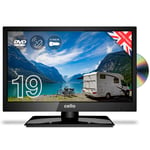 Cello ZSF0291 12 volt 19" inch LED TV Built in DVD Freeview HD with Satellite Receiver HDMI and USB 2.0 Made In The UK