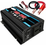 Memkey - Onduleur 4000w 12v à 220v / 110v led Car Power Inverter Converter Chargeur Adaptateur Dual usb Voltage Transformer Onde sinusoïdale modifiée