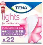 22 x TENA Lights - Liner - Single Wrap - ( 1  Pack of 22 )