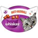 2 + 1 gratis! 3 x Whiskas snacks - Anti-Hairball (3 x 60 g)