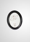 Ram Estancia Mozart Oval Svart - 10x15 cm