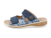 Romika Femme 74r0262003 Sandale, Bleu, 41 EU