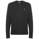 Calvin Klein Terry Sweatshirt Mens Black Top Sweater Jumper