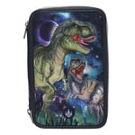 Dino World - Trippelpennfodral med LED - GALAXY