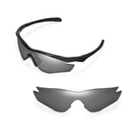 Walleva Titanium Replacement Lenses for Oakley M2 Sunglasses