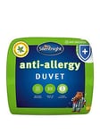 Silentnight Anti Allergy, Anti Bacterial 10.5 Tog Duvet - White