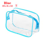 Makeup Bags Cosmetic Pouch Travel Organizer Blue M