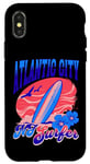 iPhone X/XS New Jersey Surfer Atlantic City NJ Surfing Beach Boardwalk Case