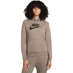 Nike Sportswear Essential Hettegenser Dame - Grå - str. 2XL