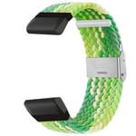 Flettet klokkereim Garmin Fenix 7 Pro - Gradient green